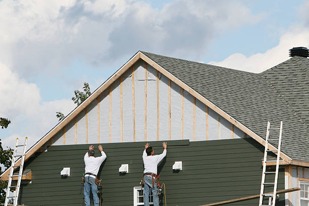 Professional Siding Installation technician working in Zirconia, NC